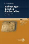 Nebe |  Die Überlinger Jüdischen Grabinschriften | Buch |  Sack Fachmedien