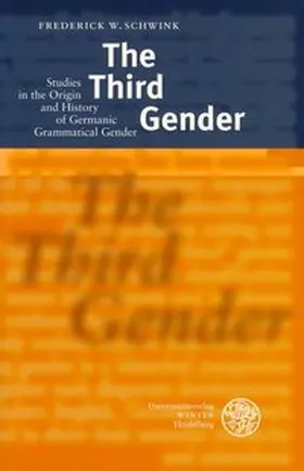 Schwink |  The Third Gender | Buch |  Sack Fachmedien