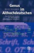 Froschauer |  Genus im Althochdeutschen | Buch |  Sack Fachmedien