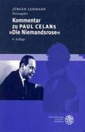 Lehmann |  Kommentar zu Paul Celans "Die Niemandsrose" | Buch |  Sack Fachmedien