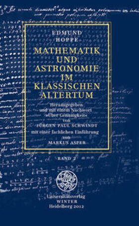 Hoppe / Schwindt | Mathematik und Astronomie im klassischen Altertum. Band 2 | Buch | 978-3-8253-2012-6 | sack.de