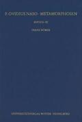 Bömer |  P. Ovidius Naso: Metamorphosen Buch X-XI | Buch |  Sack Fachmedien