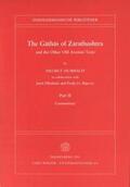 Humbach |  The Gãthãs of Zarathushtra and the Other Old Avestan Texts / Commentary | Buch |  Sack Fachmedien