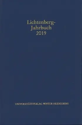 Promies / Moenninghoff / Spicker | Lichtenberg-Jahrbuch 2019 | Buch | 978-3-8253-4748-2 | www.sack.de