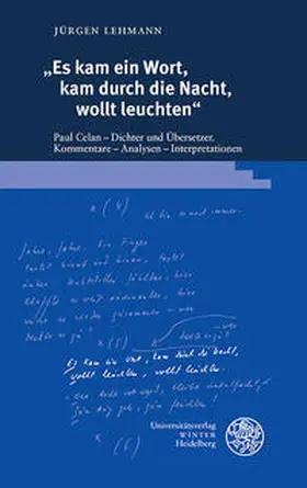 Lehmann / May / Rudtke |  "Es kam ein Wort, kam durch die Nacht, wollt leuchten" | Buch |  Sack Fachmedien
