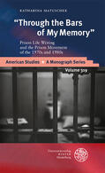 Matuschek |  "Through the Bars of My Memory" | Buch |  Sack Fachmedien