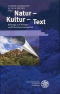 Gersdorf / Mayer |  Natur - Kultur - Text | Buch |  Sack Fachmedien