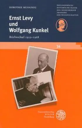 Mussgnug |  Ernst Levy und Wolfgang Kunkel | Buch |  Sack Fachmedien