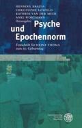 van der Meer / Krauss / Wortmann |  Psyche und Epochennorm | Buch |  Sack Fachmedien
