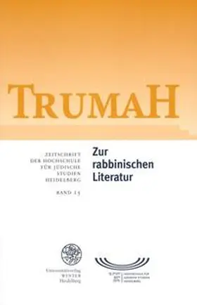 Zur rabbinischen Literatur | Buch | 978-3-8253-5166-3 | sack.de