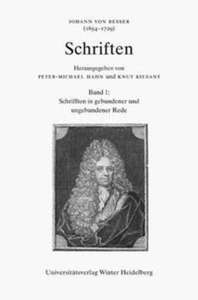 Besser / Kiesant | Schrifften 1 | Buch | 978-3-8253-5464-0 | sack.de