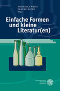 Weiß / Bayer |  Einfache Formen und kleine Literatur(en) | Buch |  Sack Fachmedien
