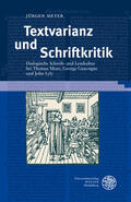 Meyer |  Textvarianz und Schriftkritik | Buch |  Sack Fachmedien