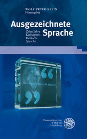 Klein | Ausgezeichnete Sprache | Buch | 978-3-8253-5931-7 | sack.de