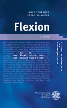 Thieroff / Vogel | Flexion | Buch | 978-3-8253-6017-7 | sack.de