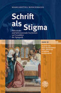 Boockmann |  Schrift als Stigma | Buch |  Sack Fachmedien