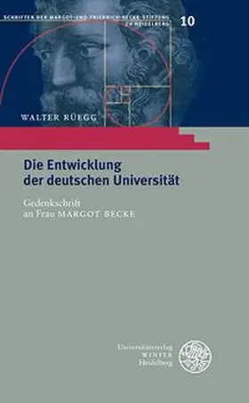 Rüegg |  Die Entwicklung der deutschen Universität | Buch |  Sack Fachmedien