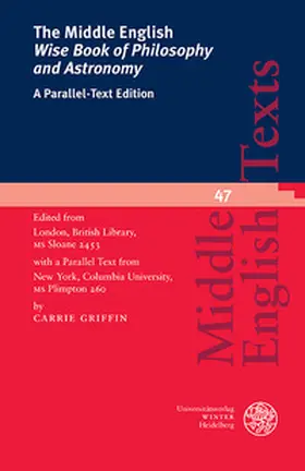 Griffin |  The Middle English ‘Wise Book of Philosophy and Astronomy’ | Buch |  Sack Fachmedien