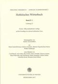 Friedrich / Kammenhuber / Hazenbos |  Hethitisches Wörterbuch / Band VI: I | Buch |  Sack Fachmedien