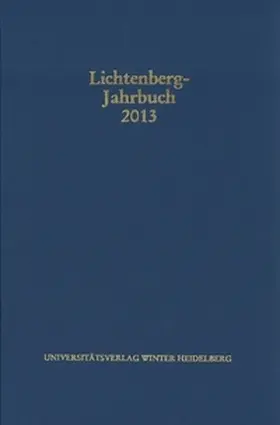 Joost / Moennighoff / Spicker |  Lichtenberg-Jahrbuch 2013 | Buch |  Sack Fachmedien