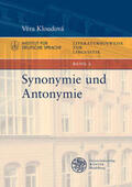 Kloudová |  Synonymie und Antonymie | Buch |  Sack Fachmedien