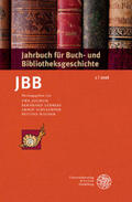 Jochum / Lübbers / Schlechter |  Jahrbuch für Buch- und Bibliotheksgeschichte 1 | 2016 | Buch |  Sack Fachmedien