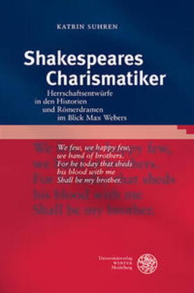 Suhren |  Shakespeares Charismatiker | Buch |  Sack Fachmedien