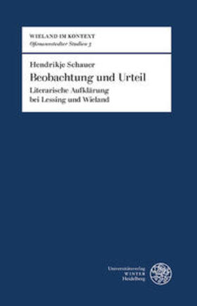 Schauer | Schauer, H: Beobachtung und Urteil | Buch | 978-3-8253-6733-6 | sack.de