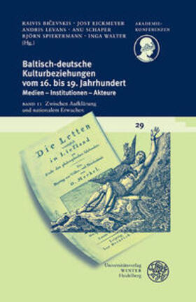 Bicevskis / Bicevskis / Eickmeyer | Zwischen Aufklärung und nationalem Erwachen | Buch | 978-3-8253-6881-4 | sack.de