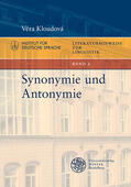 Kloudová |  Synonymie und Antonymie | eBook | Sack Fachmedien