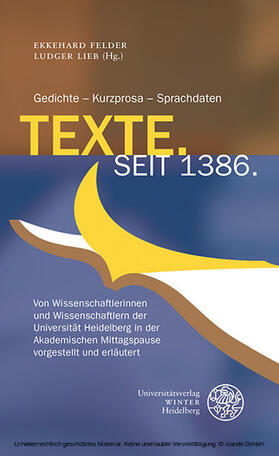 Felder / Lieb |  Texte. Seit 1386. | eBook | Sack Fachmedien
