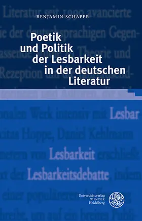 Schaper |  Poetik und Politik der Lesbarkeit in der deutschen Literatur | eBook | Sack Fachmedien