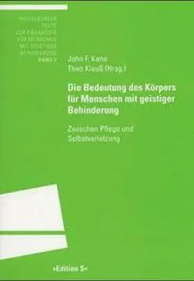 Kane / Klauß |  Die Bedeutung des Körpers für Menschen mit geistiger Behinderung | Buch |  Sack Fachmedien