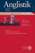 Antor / Hoydis / Guttzeit |  Anglistik. International Journal of English Studies. Volume 30.3 (2019) | Buch |  Sack Fachmedien