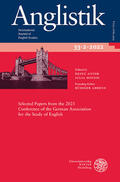Antor / Hoydis / Rose |  Anglistik. International Journal of English Studies. Volume 33:2 (2022) | Buch |  Sack Fachmedien