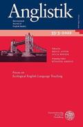 Antor / Hoydis / Bartosch |  Anglistik. International Journal of English Studies. Volume 33:3 (2022) | Buch |  Sack Fachmedien