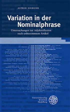 Niebuhr |  Variation in der Nominalphrase | Buch |  Sack Fachmedien
