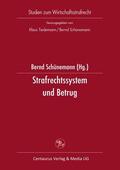 Schünemann |  Strafrechtssystem und Betrug | Buch |  Sack Fachmedien