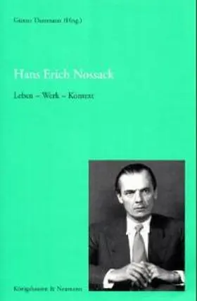 Picard / Kinzel / Bürger |  Hans Erich Nossack | Buch |  Sack Fachmedien