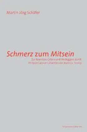Schäfer |  Schmerz zum Mitsein | Buch |  Sack Fachmedien