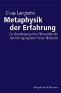 Langbehn |  Metaphysik der Erfahrung | Buch |  Sack Fachmedien