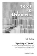 Redling |  Redling, E: "Speaking of Dialect2 | Buch |  Sack Fachmedien