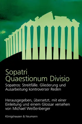 Weißenberger |  Sopatri Quaestionum Divisio | Buch |  Sack Fachmedien
