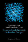 Klein / Langthaler |  Transzendentale Konzepte in aktuellen Bezügen | Buch |  Sack Fachmedien