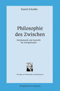 Schubbe |  Philosophie des Zwischen | Buch |  Sack Fachmedien