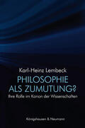 Lembeck |  Lembeck, K: Philosophie als Zumutung? | Buch |  Sack Fachmedien
