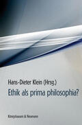 Klein |  Ethik als prima philosophia? | Buch |  Sack Fachmedien