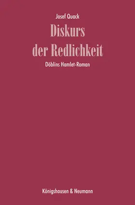 Quack |  Diskurs der Redlichkeit | Buch |  Sack Fachmedien