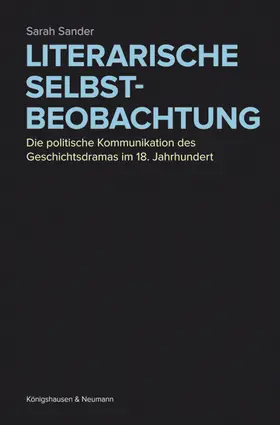Sander |  Literarische Selbstbeobachtung | Buch |  Sack Fachmedien