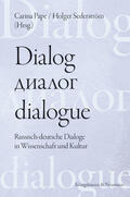 Pape / Sederström / Boldyrev |  Dialog - dialogue. Der Dialog in deutsch-russischer Perspektive | Buch |  Sack Fachmedien